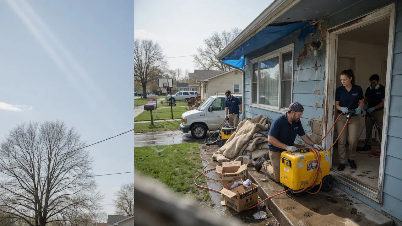 Basement Flood Cleanup in Tipp City, OH near me